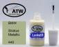 Preview: BMW, Stratus Metallic, 440: 20ml Lackstift, von ATW Autoteile West.